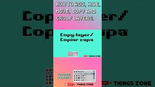 Aseprite tutorialHow to add hide move copy and group layers Usos de las capasPixel Art [upl. by Neelcaj]