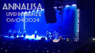 annalisa  BYE BYE  ANNALISA’s CONCERT TOUR 2024 Live  THE MANDELA FORUM Firenze 06042024 [upl. by Hazmah736]