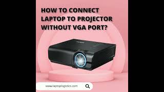 How to Connect Laptop to Projector without VGA Port [upl. by Kimber]