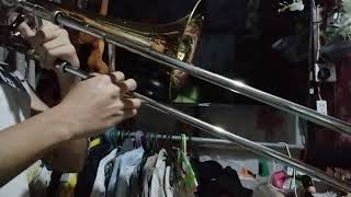 Oh Holy NightWayne BergeronLouis Dowdeswell style Double High C on the Trombone Jazz Classical [upl. by Yror]