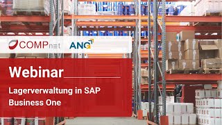 Webinar zur Lagerverwaltung in SAP Business One [upl. by Meilen262]