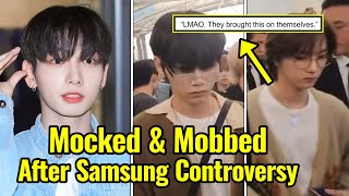 BOYNEXTDOOR Mocked And Mobbed At Their Latest Airport Sighting After Samsung Fallout [upl. by Evelunn]