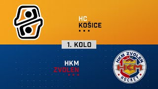 1kolo finále HC Košice  HKM Zvolen HIGHLIGHTS [upl. by Alderman568]