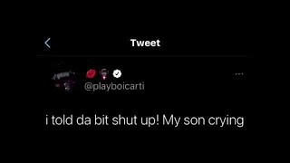 i told da bit shut up My son crying [upl. by Rafaela]