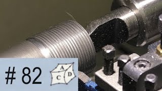 thread cutting with the leadscrew [upl. by Chloe]