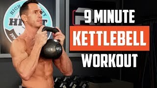 Kettlebell Workout  9 Minute AMRAP [upl. by Nwahsan]