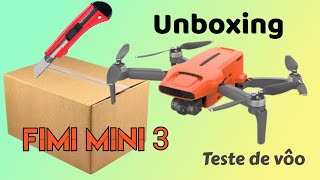 unboxing e primeiras impressões do fimi mini 3 [upl. by Artened]