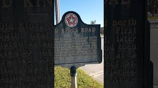 Old Kings Road Historical Marker  Ormond Beach Florida floridahistory history [upl. by Reamy527]