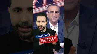 La tecnica segreta di Carlo Conti per presentare i big di Sanremo 2025 [upl. by Dietsche]