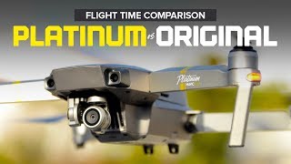 DJI Mavic Pro Platinum versus Original MP  Flight Time Comparison [upl. by Prudie829]