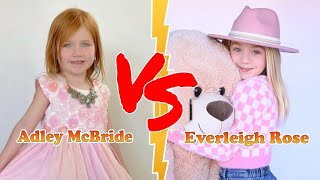 Everleigh Rose VS Adley McBride Amazing Transformation 🎁 From Baby To Now [upl. by Sheply]