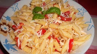 Pasta fredda con ricotta salata e pomodorini [upl. by Lavro]