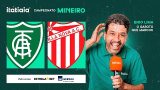 AMÃ‰RICA X VILLA NOVA AO VIVO NA ITATIAIA  REACT DO CAMPEONATO MINEIRO [upl. by Nawyt696]