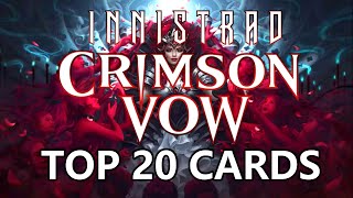 Top 20 Innistrad Crimson Vow Cards Mtg [upl. by Celin]