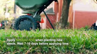 Should You Apply Lime or Fertilizer First [upl. by Munniks]