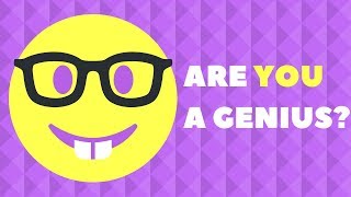 Genius IQ Test Questions Only A GENIUS Can Answer IQ Challenge [upl. by Nagaer214]