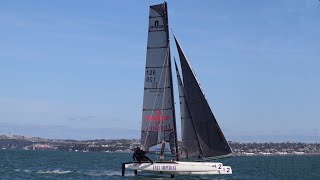 NACRA 20quot  Foiling Catamaran  RAW CLIP [upl. by Nimar172]