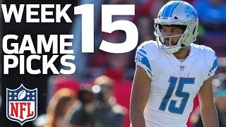 Week 15 NFL Game Picks in Under 3 Minutes⏱🏈  NFL Highlights [upl. by Enairda145]