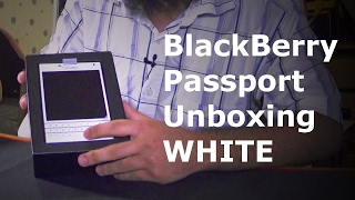 BlackBerry Passport Unboxing white [upl. by Letnohc913]