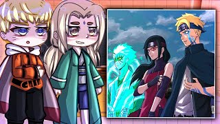 Hokages React To Team 7  Gacha Club [upl. by Siusan]