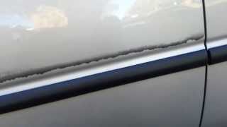 Plastidip over spray How to remove overspray from a car [upl. by Kameko]