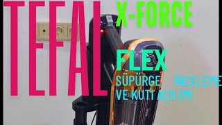 Tefal x force flex dikey süpürge incelemesi ve kutu açılımı [upl. by Niltiak171]