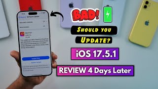 iOS 1751 Review 4 Days Later  iOS 1751 Battery life heating should you update [upl. by Suraved]