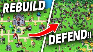 BUILD A City To Save The KINGDOM  Super Fantasy Kingdom Updated Build  Management Roguelike [upl. by Lottie]