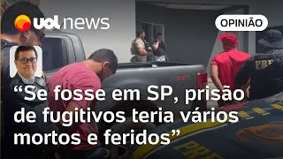 Tarcísio e Derrite deveriam estagiar na PF para aprender operações sem mortos igual Mossoró  Tales [upl. by Whallon]