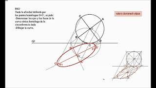 12DIBUJO TÉCNICO PAU ELIPSE POR AFINIDAD PARTE 2 [upl. by Anatlus435]