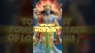 Top 5 Most Powerful Avatars of Lord Vishnu 🚩shorts vishnu shortsfeed viral hindugod [upl. by Aroz325]