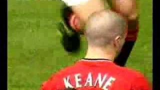 Roy Keane Ends Hålands Career In Manchester Derby [upl. by Draude]