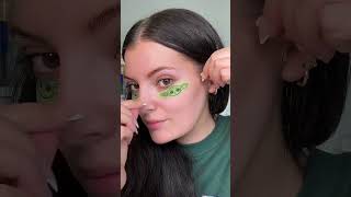 Green skincare routine 💚 skincare skincareroutine skin [upl. by Tearle769]