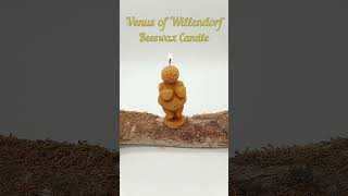 Venus of Willendorf Beeswax Candle beeswaxcandles beeswax candles paleolithic ritual [upl. by Adiazteb]