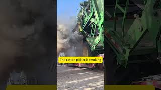 John Deere cotton pickercotton johndeere agriculturalmachinery automobile cottonindustry [upl. by Niamor441]