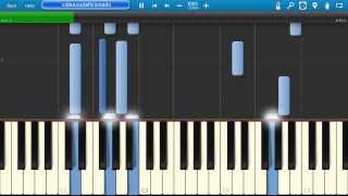 Tutorial Adeste Fideles  Piano Synthesia Cover by videocodaficionado  Nikita HD [upl. by Airamanna]