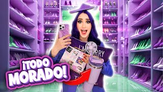 24 HORAS USANDO TODO COLOR MORADO literalmente 😳💜 [upl. by Hills]