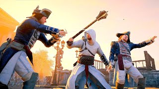 Assassins Creed Unity Non Lethal War Mace Rampage amp Altair s Outfit Ultra Settings [upl. by Eelirol]