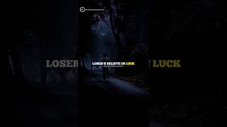 Luck Vs Believe In Yourself🔥 motivation successmindset success quotes [upl. by Enerol]