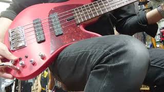 Fodera Emperor 5 Standard Classic Special Festa Red DEMO [upl. by Deach484]