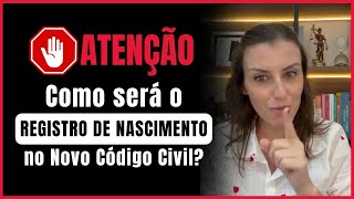 💥ALERTA REGISTRO DE NASCIMENTO PELO NOVO CÓDIGO CIVL…✋ [upl. by Hoo]