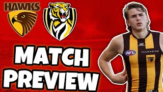 HAWTHORN VS RICHMOND  MATCH PREVIEW R23 2024 [upl. by Elana]