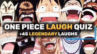 Guess the One Piece Character Laugh  Anime One Piece Laugh Quiz [upl. by Neiviv701]