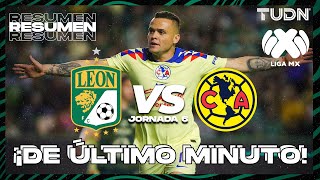 HIGHLIGHTS  León vs América  CL2024  Liga Mx J6  TUDN [upl. by Libove467]