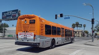 Ride LA Metro Line 761 Sepulveda Expo Line Station to Van Nuys Orange Line Station Northbound [upl. by Allenrad796]