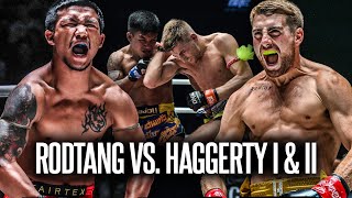 The Greatest Rivalry In Modern Muay Thai ⚔️ Rodtang vs Haggerty [upl. by Hplar]