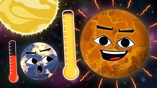 Why is Venus the Hottest Planet in Our Solar System  Venus Atmosphere Explained  KLT [upl. by Ysor]