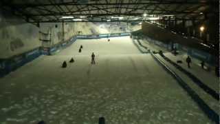 TOBOGGANING Sledging at the snowdome in tamworth [upl. by Vidovik]