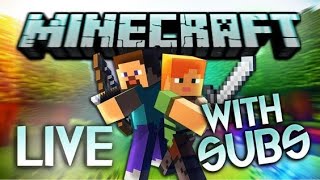 🔴Minecraft Playing public server PVP LIVE Road To 400 Subs [upl. by Hurlee]