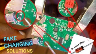 mobile fake charging problem and solutions using a 5v ZENER diode  MP3 100 working [upl. by Lipscomb986]